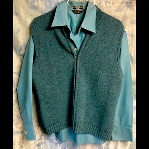 Eddie Bauer Wool Sweater/green blouse